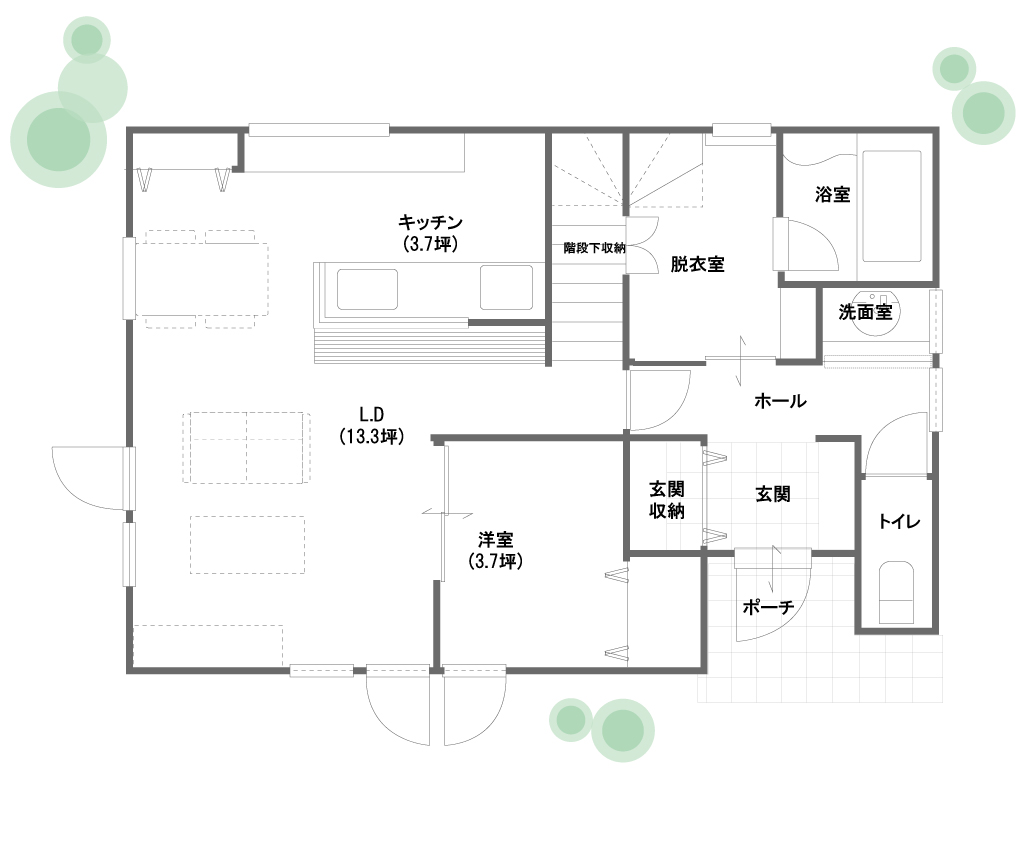 1F間取り図